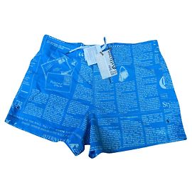 short de bain bleu John Galliano XL Bleu