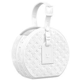 Louis Vuitton LV Porcelain Vase new Chapeau White