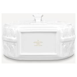 Louis Vuitton-Vaso in porcellana LV nuovo Chapeau-Bianco