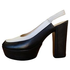 Charles Jourdan sandali Nero Bianco