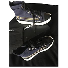 Chanel-Chanel sneakers-Navy blue