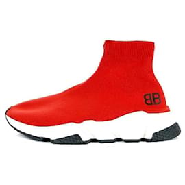 balenciaga shoes mens red