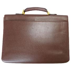 Chanel-[Used]  CHANEL briefcase caviar skin business bag handbag brown-Brown