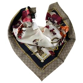 Gucci-Gucci patterned foulard-Multiple colors