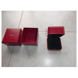 Cartier-nuova scatola ad anello cartier con overbox-Rosso