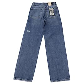 Autre Marque-Ksubi Brooklyn Runaway Jeans aus blauem Baumwolldenim-Blau