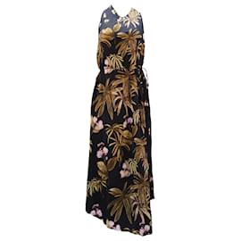 Vince-Vince Garden Dress in Tropical Polyester-Other