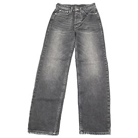 Autre Marque Vaqueros Brooklyn Diablo de denim de algodón negro Gris