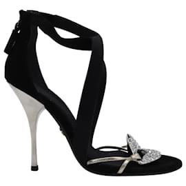 Giambattista Valli-Zapatos de salón Giambattista Valli x H&M en ante negro-Negro