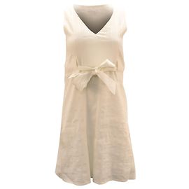 Robe Theory Alfa en Lin Blanc Blanc