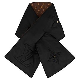 Louis Vuitton Bufanda de almohada LV Negro