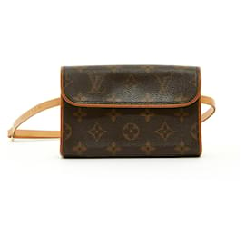 Louis Vuitton-BAG ON BELT T75 Monogram-Brown