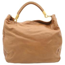 Saint Laurent-SAINT LAURENT Shoulder Bag Leather Brown Auth ar5867-Brown