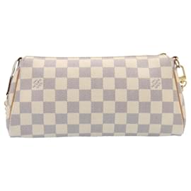 Louis Vuitton-Louis Vuitton Damier Azur Eva 2Way Shoulder Hand Pouch N55214 LV Auth 26784-Other