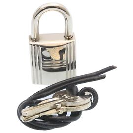 Hermès Lucchetto HERMES Cadena 102 Argento Auth gt1883 Argento