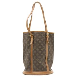 Louis Vuitton-LOUIS VUITTON Monogram Bucket GM Shoulder Bag M42236 LV Auth 27080-Other