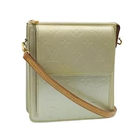 Louis Vuitton-LOUIS VUITTON Monogram Vernis Motto Accessory Pouch Lavende M91224 LV Auth st104-Lavender