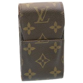 LOUIS VUITTON Monogram Etui cigarette Cigarette Case M63024 LV Auth 28027 Other