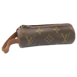 Louis Vuitton-LOUIS VUITTON Monogram Etui 3 Ball de Golf Ball Case Pouch M58249 LV Auth yk2866-Monogram