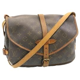 Louis Vuitton-Louis Vuitton Monogram Saumur 30 Sac à bandoulière M42256 LV Auth ki1312-Autre