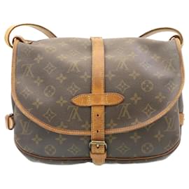 Louis Vuitton-Louis Vuitton Monogram Saumur 30 Bolso de hombro M42256 LV Auth ki1312-Otro