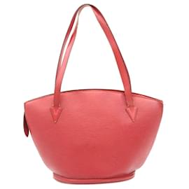 Louis Vuitton-LOUIS VUITTON Epi Saint Jacques Shopping Shoulder Bag Red M52277 auth 28103-Red