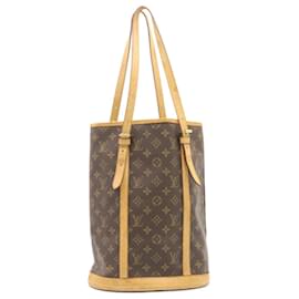 Louis Vuitton-LOUIS VUITTON Monogram Bucket GM Shoulder Bag M42236 LV Auth 26903-Other