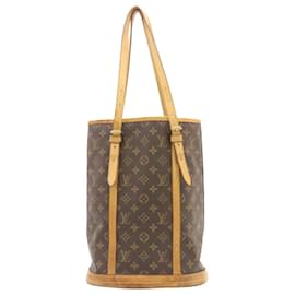 Louis Vuitton-LOUIS VUITTON Monogram Bucket GM Shoulder Bag M42236 LV Auth 26903-Other