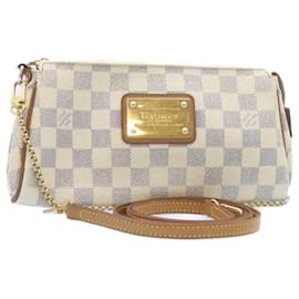 Louis Vuitton-Louis Vuitton Damier Azur Eva 2Way Shoulder Hand Pouch N55214 LV Auth 27537-Other