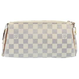Louis Vuitton-Louis Vuitton Damier Azur Eva 2Way Shoulder Hand Pouch N55214 LV Auth 27537-Other