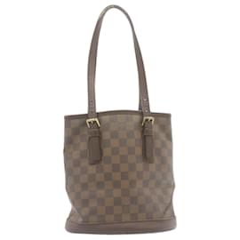 Louis Vuitton-LOUIS VUITTON Damier Ebene Marais Bucket Shoulder Bag N42240 LV Auth bs080-Other