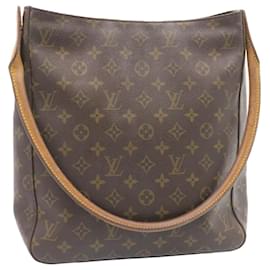 Louis Vuitton-LOUIS VUITTON Monogram Looping GM Shoulder Bag M51145 LV Auth st078-Monogram