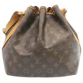 Louis Vuitton-Bolsa de ombro LOUIS VUITTON Monogram Petit Noe M42226 LV Auth ac230-Outro
