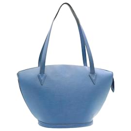 Louis Vuitton-LOUIS VUITTON Epi Saint Jacques Shopping Shoulder Bag Blue M52275 Auth ds220-Blue