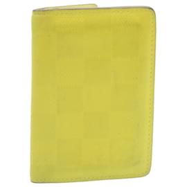 Louis Vuitton-LOUIS VUITTON Damier Infini Organizer De Poche Card Case N63151 Auth yk3455-Yellow