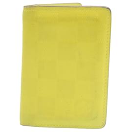 Louis Vuitton-LOUIS VUITTON Damier Infini Organizer De Poche Card Case N63151 Auth yk3455-Yellow