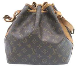 Louis Vuitton-LOUIS VUITTON Monogram Petit Noe Shoulder Bag M42226 LV Auth ai242-Other