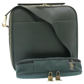 Louis Vuitton-LOUIS VUITTON Taiga Tula 2Way Shoulder Bag M30764 LV Auth ms243-Khaki