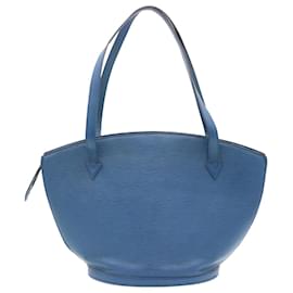 Louis Vuitton-LOUIS VUITTON Epi Saint Jacques Shopping Shoulder Bag Blue M52265 LV Auth ms247-Blue