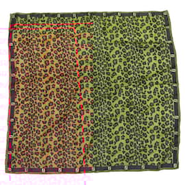 Fendi-FENDI Scarf Silk wool 3Set Brown Black beige Auth ar5158-Brown,Black,Beige