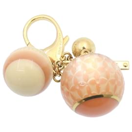 Louis Vuitton-LOUIS VUITTON Bijoux Sac Mini LIn Croisette Charm Gold M95506 LV Auth gt1939-Golden