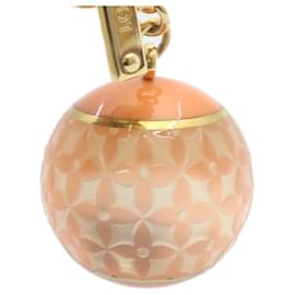 Louis Vuitton-LOUIS VUITTON Bijoux Sac Mini LIn Croisette Charm Gold M95506 LV Auth gt1939-Golden