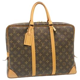 Louis Vuitton-LOUIS VUITTON Monogram Porte Documents Voyage Hand Bag M53361 Auth ai189-Other