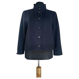 Chaqueta Bogner Azul Marino Algodón Lana Azul marino