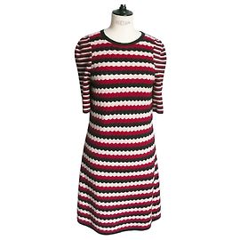 CHANEL Nuevo vestido de cachemir multicolor DRESS Label T42 Multicolor