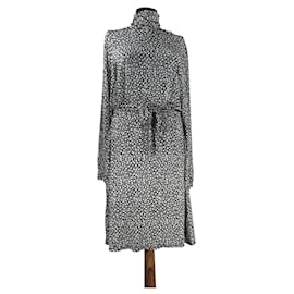 Autre Marque Robe Fabienne Chapot Noir Blanc Noir Blanc