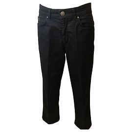 Calça jeans reta Trussardi Preto