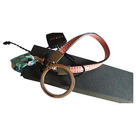 Bulgari Key Ring Leather and Metal Multiple colors