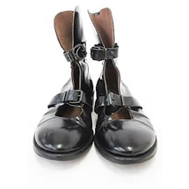 Acne-[Used] Acne Studios Acne Studios Boots Short Boots Belt Leather Black Black 41 me-Black