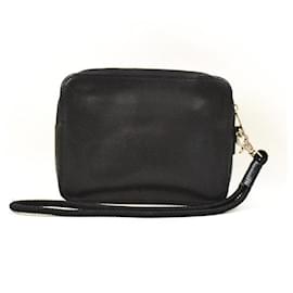 Alexander Mcqueen-[Used] ALEXANDER McQUEEN embossed leather bag with shoulder strap black-Black